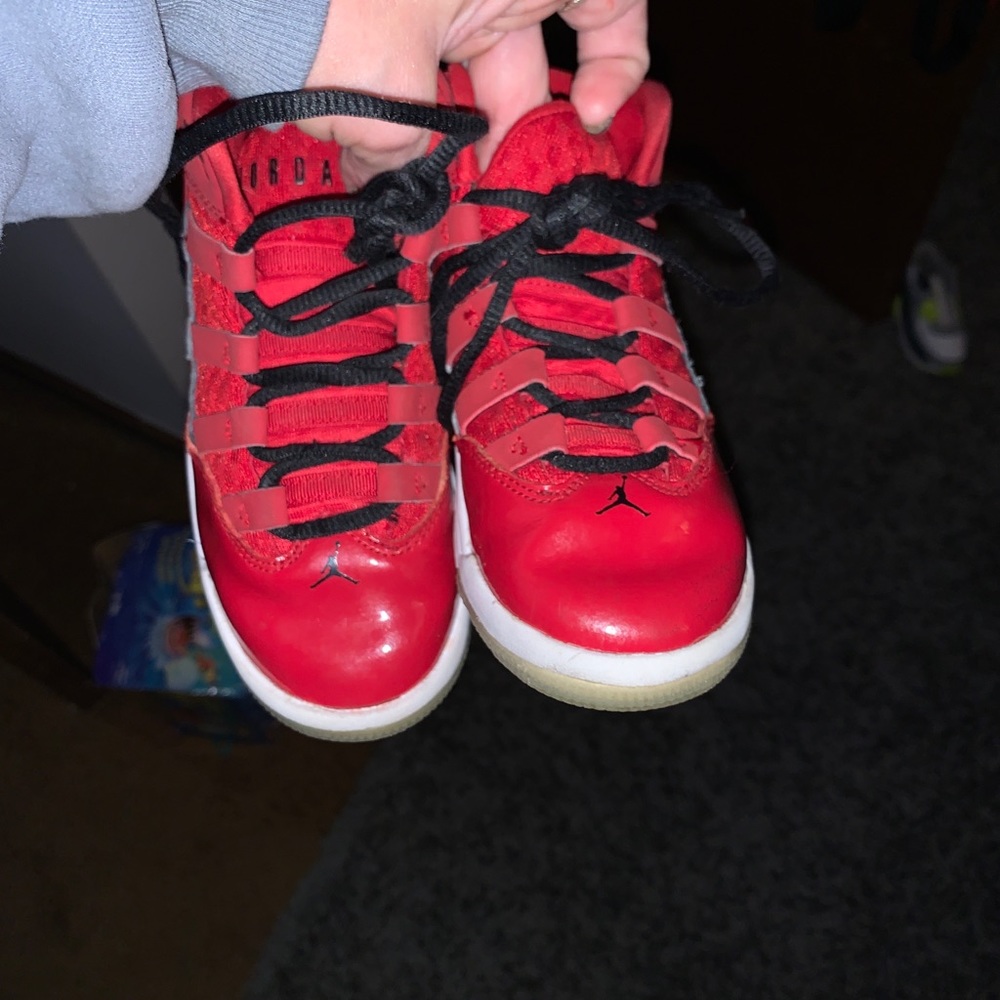 team jordan’s red and black asking $40 make me an offer